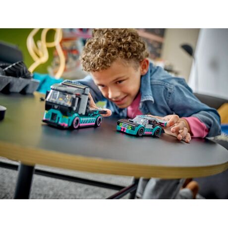 LEGO CITY 60406 RACE CAR AND CAR CARRIER TRUCK