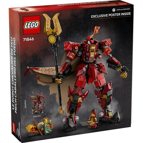 LEGO NINJAGO 71846 The Fire Knight Mech