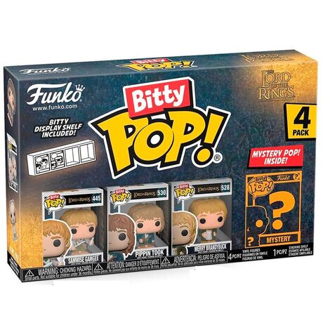 FUNKO Assorted Blister 4 figures Bitty POP The Lord of the Rings
