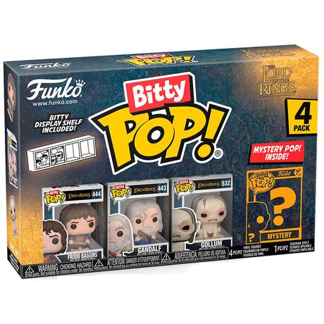 FUNKO Assorted Blister 4 figures Bitty POP The Lord of the Rings
