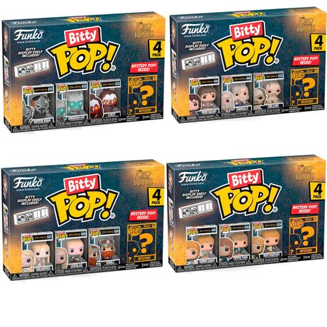 FUNKO Assorted Blister 4 figures Bitty POP The Lord of the Rings