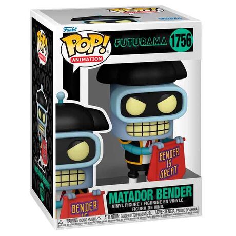 FUNKO POP figure Futurama Matador Bender