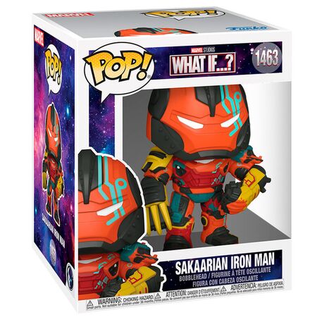 FUNKO POP figure Super Marvel What IF Sakaarian Iron Man