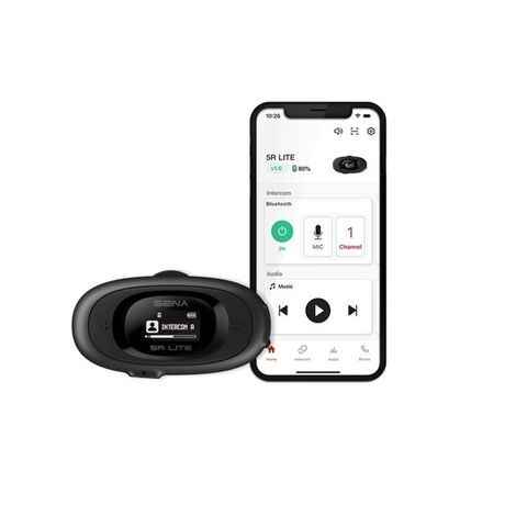 Sena 5RLITE-01D Dual Motorcycle Intercom Bluetooth 5.1 700m Black