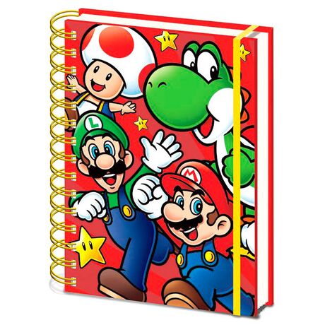 PYRAMID Nintendo Super Mario Bros A5 notebook