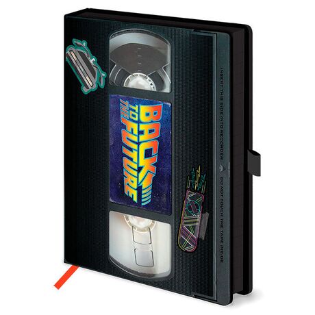 PYRAMID Back to the Future VHS premium A5 notebook
