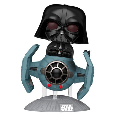 FUNKO POP figure Rides Deluxe Star Wars Darth Vader with Tie Advanced Starfighter