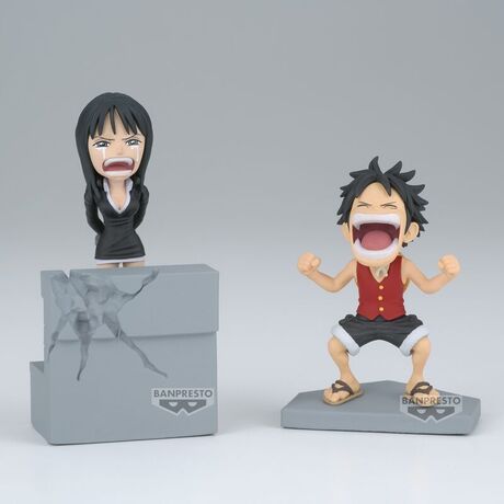 BANPRESTO One Piece Luffy & Nico Robin World Collectable figure 10cm