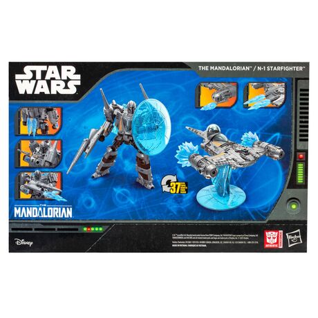 HASBRO Transformers Star Wars The Mandalorian N-1 Starfighter figure 19cm