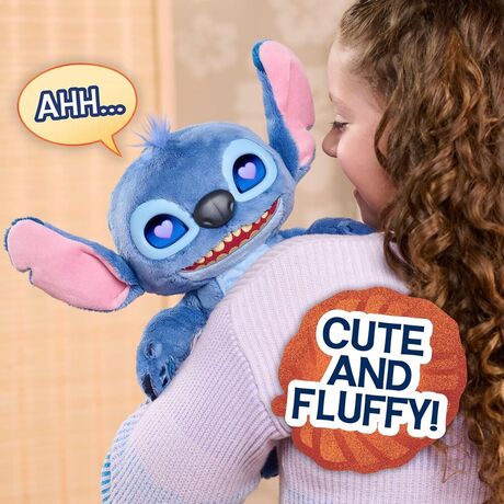 JUST PLAY Disney Stitch interactive plush toy 30cm