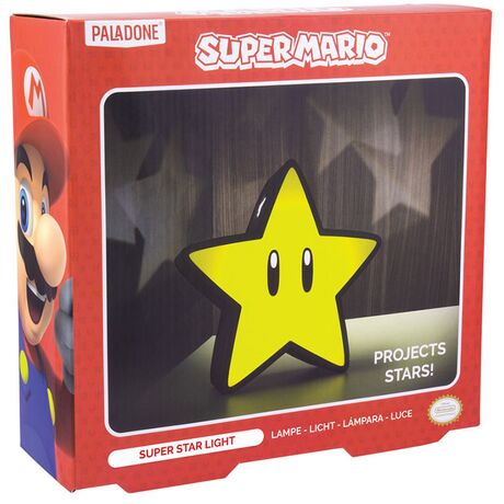 Paladone Lampada Super Mario Super Star
