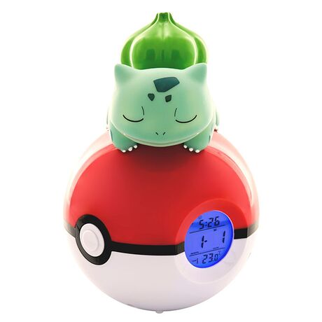 Radiosveglia Lampada Pokemon Bulbasaur Sleeping w/Poke Ball