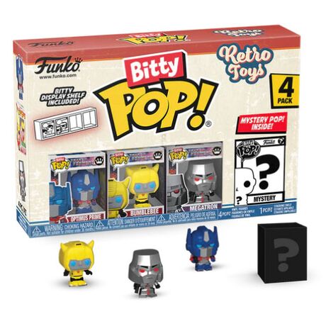 FUNKO BITTY POP 4 Pack Retro Toys Transformers