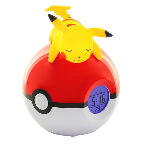 Radiosveglia Lampada Pokemon Pikachu Sleeping w/Poke Ball
