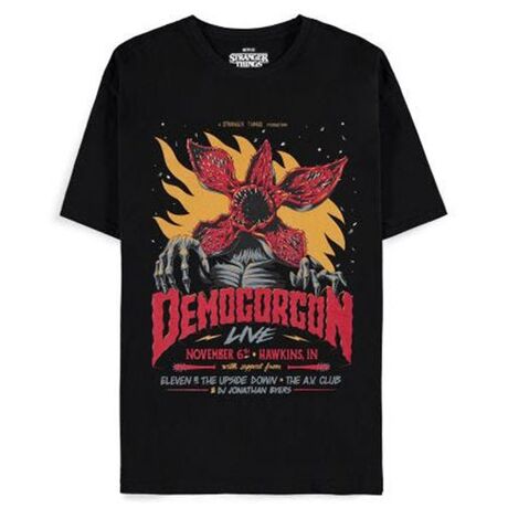 T-Shirt Stranger Things Demogorgon Live M