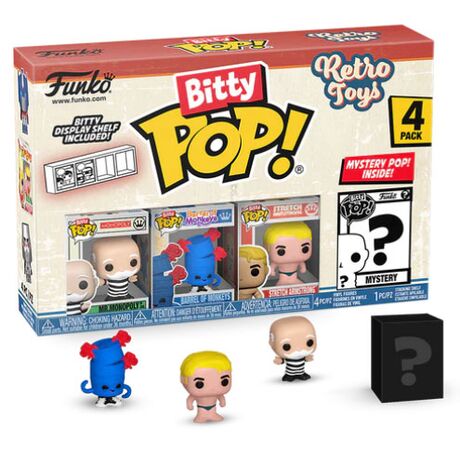 FUNKO BITTY POP 4 Pack Retro Toys Mr. Monopoly