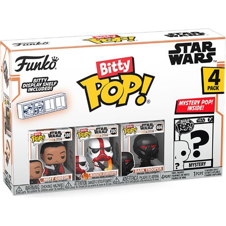 FUNKO BITTY POP 4 Pack Star Wars The Mandalorian Moff Gideon