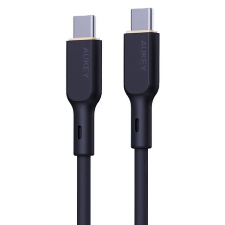 AUKEY CB-SCC101 USB-C Type-C Power Delivery PD 100W 5A 1m Silikon Black