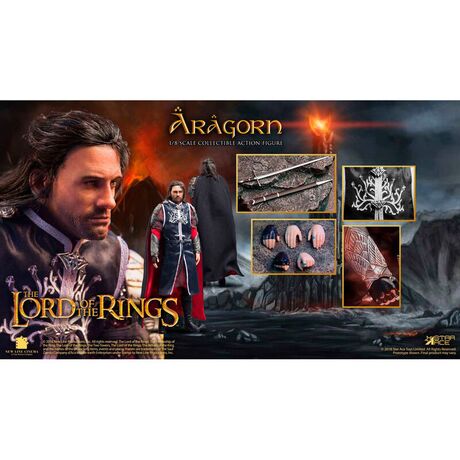 STAR ACE The Lord of the Rings Aragorn Real Master figure 23cm