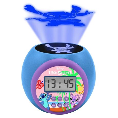 LEXIBOOK Disney Stitch Projector alarm clock