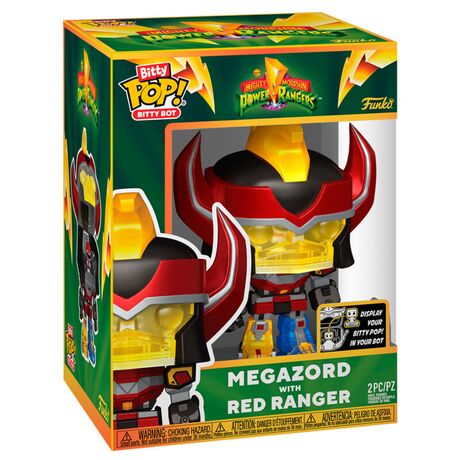 FUNKO Bitty Bots figure Mighty Morphin Power Rangers Megazord with Red Ranger