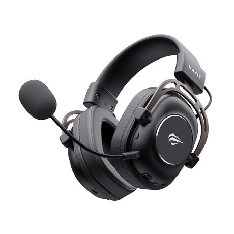 Havit H2002YG - 2.4G gaming headphones (black and ochre)