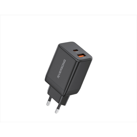 Riversong Travel Adapter PowerKub G45 Pro Dual USB Black