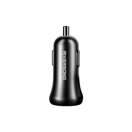 Riversong Car Charger 2xUSB 3.1A Safari P5 Black