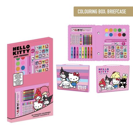 CERDÁ Hello Kitty colouring stationery set