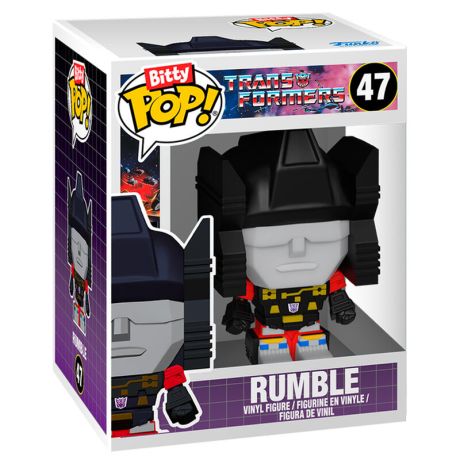 FUNKO Bitty Bots figure Transformers Soundwave with Rumble