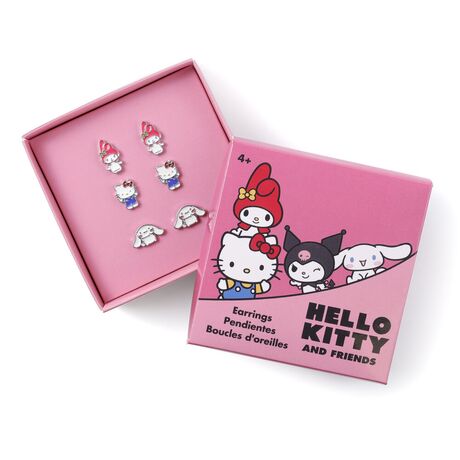 PEERS HARDY Hello Kitty & Friends Set 3 pairs of earrings silver