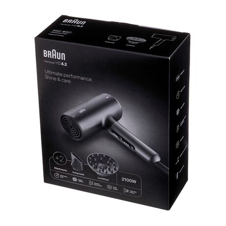 Braun HD 4.2 hair dryer 2100 W Black