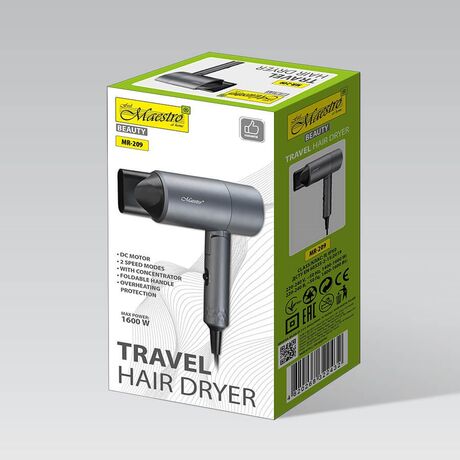 Hair dryer 1600W MAESTRO MR-209