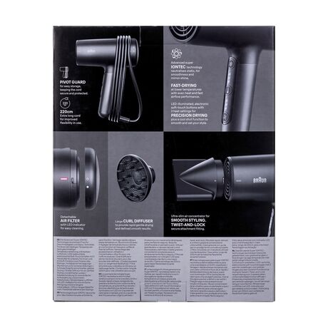 Braun HD 4.2 hair dryer 2100 W Black