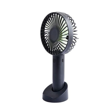 USB Rechargeable Handheld Fan Black
