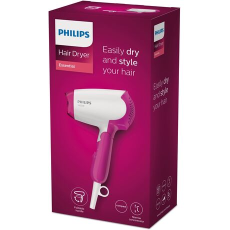 Philips DryCare BHD003/00 hair dryer 1400 W Pink, White 8710103882923