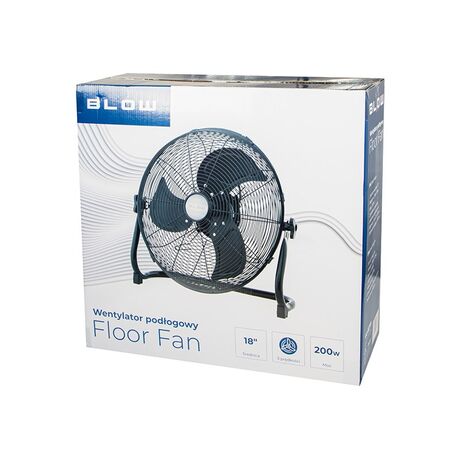 Floor fan BLOW 18"/45cm 200W black
