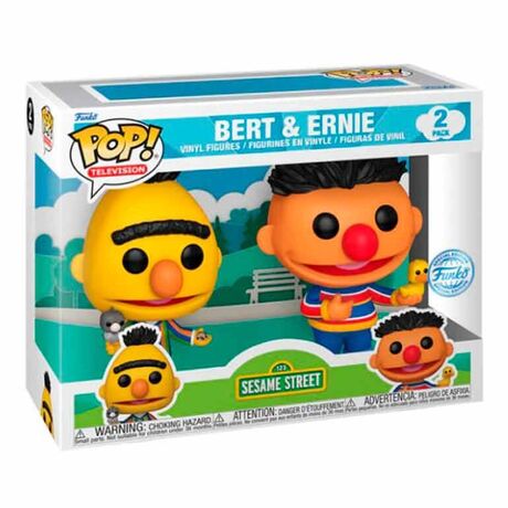 FUNKO POP Pack 2 figures Sesame Street Bert & Bernie Exclusive
