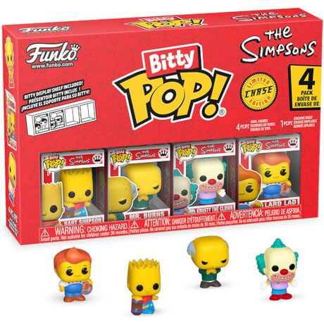 FUNKO BITTY POP 4 Pack The Simpsons Bart