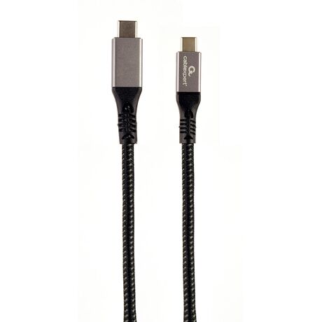 Gembird CCBP-USB3-CMCM100-1.5M USB cable USB 3.2 Gen 2 (3.1 Gen 2) USB C Black, Silver