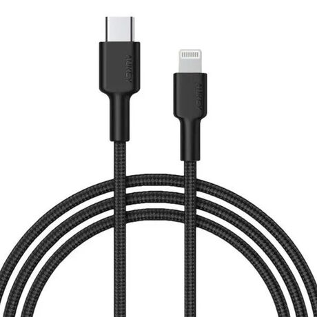 AUKEY CABLE USB-C - LIGHTNING MFI 27W BRAIDED 1.8M
