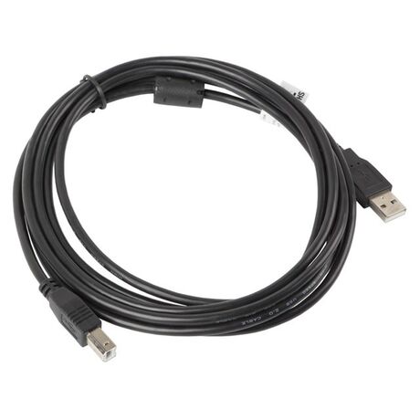 Lanberg CA-USBA-11CC-0030-BK USB cable USB 2.0 3 m USB B Black