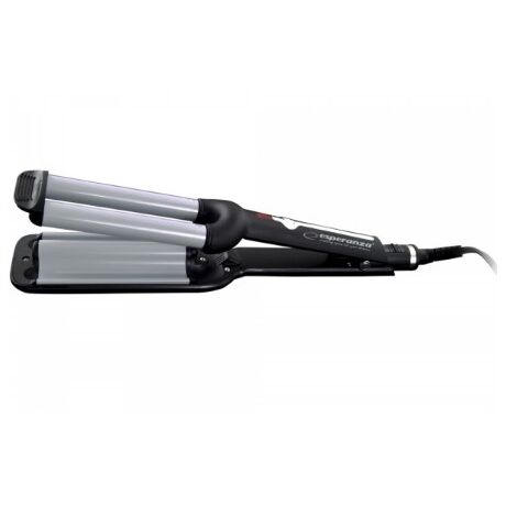 Esperanza EBL013 hair styling tool Curling iron Black, Silver 55 W 1.8 m