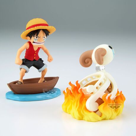 BANPRESTO One Piece Luffy & Going Merry Log Stories figure 8cm