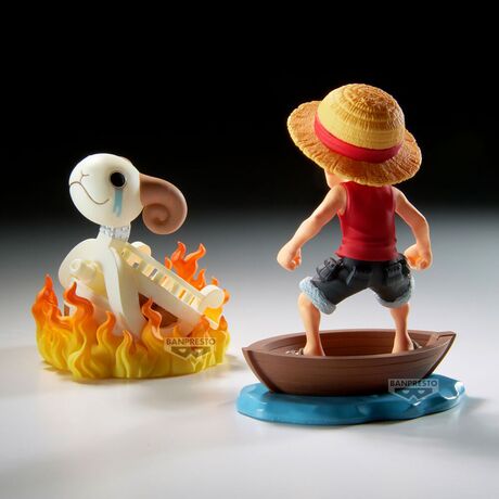 BANPRESTO One Piece Luffy & Going Merry Log Stories figure 8cm