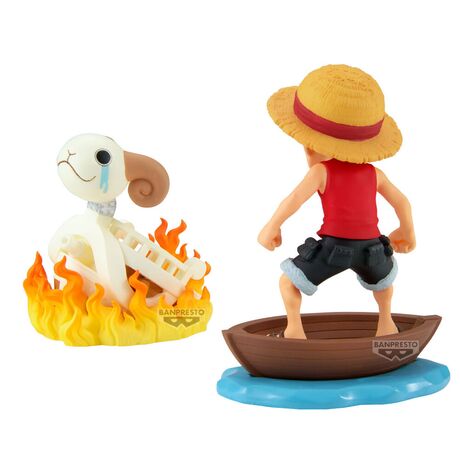 BANPRESTO One Piece Luffy & Going Merry Log Stories figure 8cm