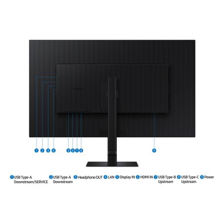 Samsung S80UD computer monitor 94 cm (37") 3840 x 2160 pixels 4K Ultra HD LCD Black