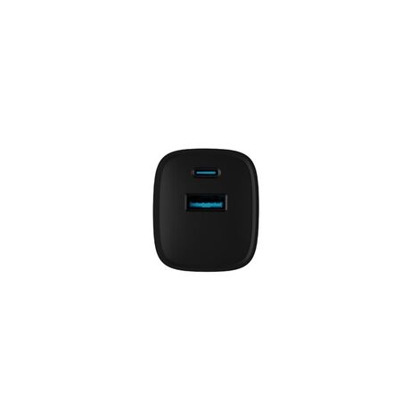 NATEC RIBERA GAN CHARGER 1X USB-A + 1X USB-C 30W BLACK