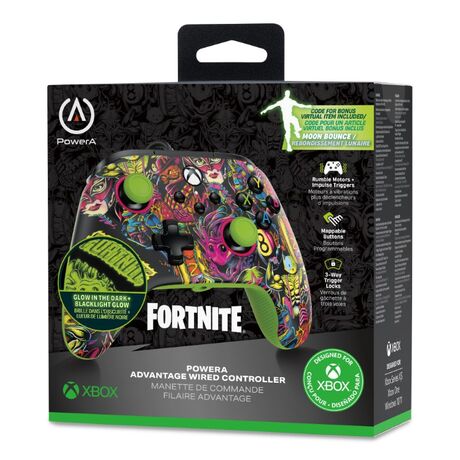 XBS POWERA WIRELESS CONTROLLER FORTNITE GLOW