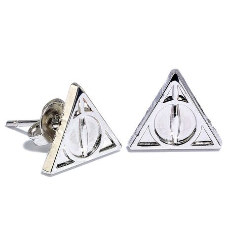 THE CARAT SHOP Harry Potter Deathly Hallows Golden Snitch Platform earrings set